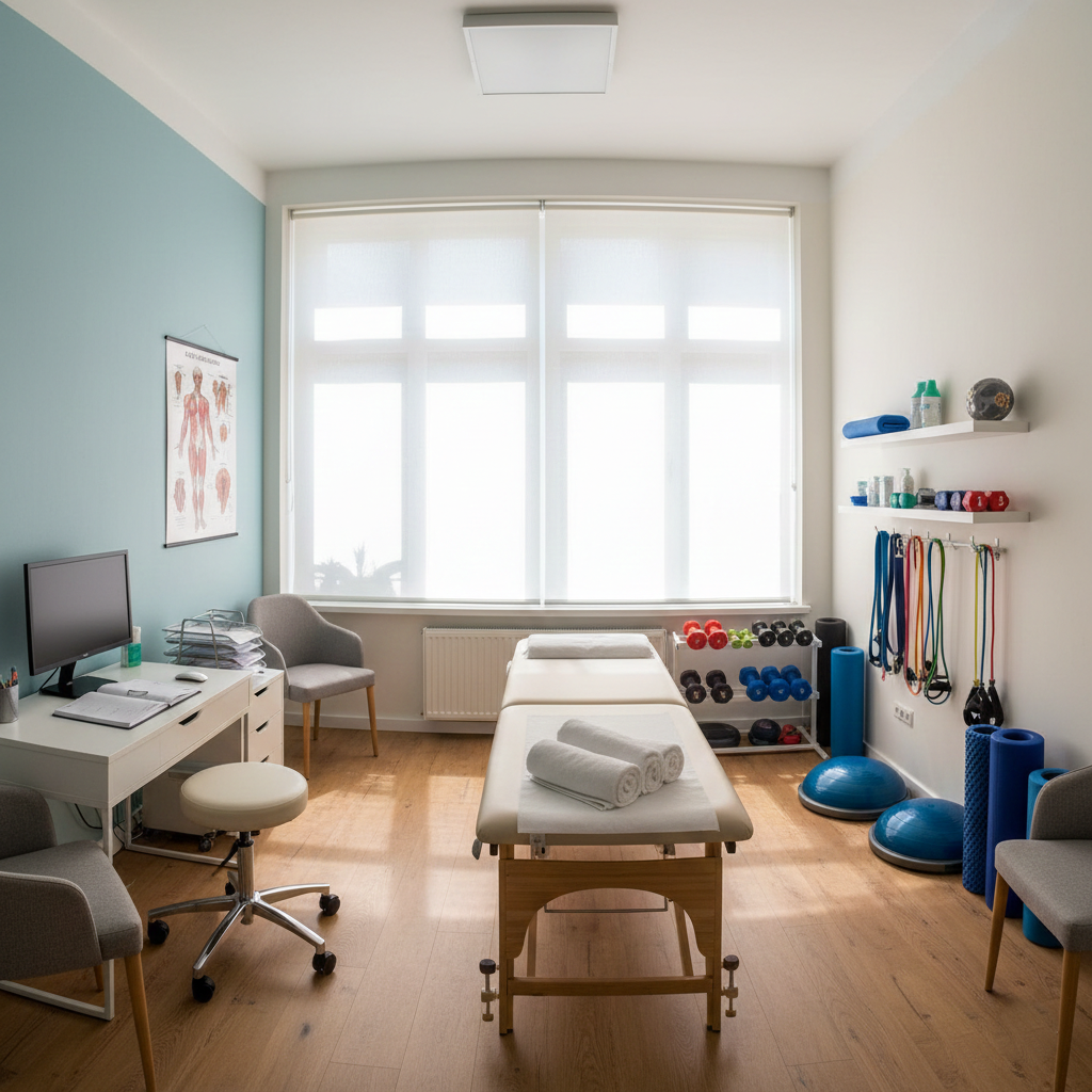 Sala de fisioterapia clínica en Alicante